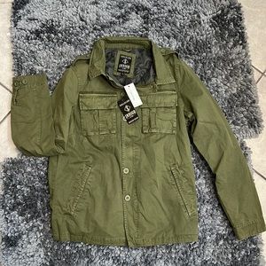 Indigo star American vintage military jacket size large